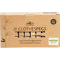 Go Bamboo Clothes Pegs Biodegradable Bamboo 20 Pack Payless 4 Organics
