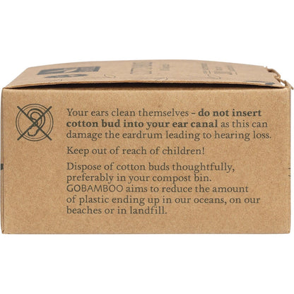 Go Bamboo Cotton Buds 100% Biodegradable 200 Pack Payless 4 Organics