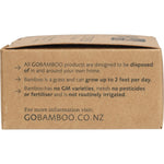 A pile of Go Bamboo biodegradable cotton buds with wooden sticks and soft cotton tips on a white background.