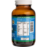 Side view of a 225g tub of Green Nutritionals Hawaiian Pacifica Spirulina Powder on a white background.