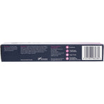 Side view of Grin Strengthening Toothpaste box showing natural ingredients and fluoride-free benefits.