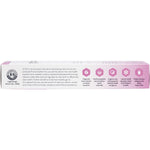 Back of Grin Strengthening Toothpaste 100g box with ingredients, directions, and New Zealand made logo.