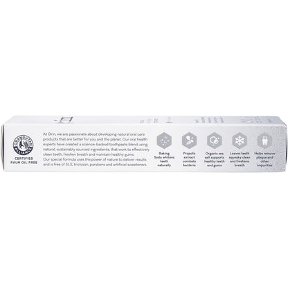 Grin Toothpaste Whitening with Fluoride 100g Payless 4 Organics