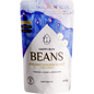 A 400g bag of Happy Bum Organic Golden Roast Enema Coffee with a light tan and gold label.