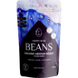 400g bag of Happy Bum Organic Medium Roast Ground Coffee Beans for enemas in white and brown packaging.