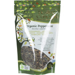 Healing Concepts Organic Peppermint 30g loose leaf tea in a clear bag with a white and green label.