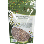 30g bag of Healing Concepts Organic Eyebright herbal tea on a white background.