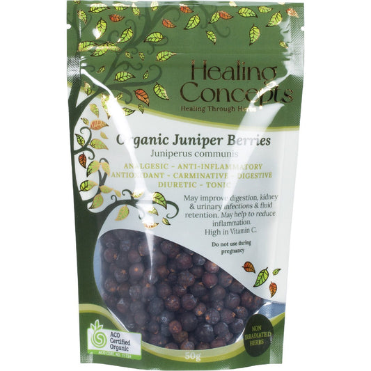 Healing Concepts Organic Juniper Berries 50g