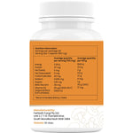 Side view of a white bottle of Hi-D Natural Vitamin D 1000 IU 60 capsules against a white background.