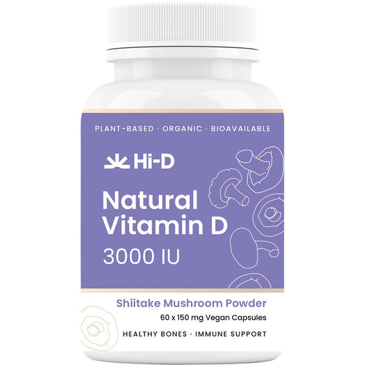 Hi-D Natural Vitamin D 3000 IU 60 Caps