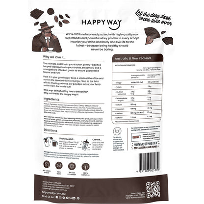 Happy Way Whey Protein Powder Dark Chocolate 500g