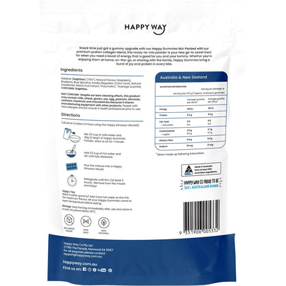 Happy Way Happy Gummies Blue Raspberry 210g