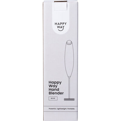 Happy Way Hand Blender Beige with Stand