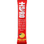Single orange and white Hyro Orange Mango electrolyte sachet with HASTA Certified logo on a white background.