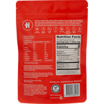 Back of Hyro Watermelon Electrolyte box showing ingredients, nutrition facts, and HASTA certification.