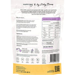 420g tub of Happy Way Ashy Bines Vegan Protein Water in passionfruit flavor on a white background.