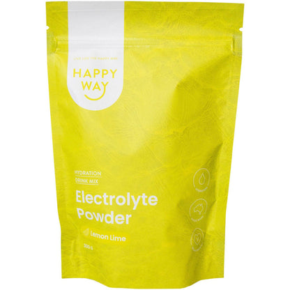 Happy Way Electrolyte Powder Lemon Lime 300g Payless 4 Organics