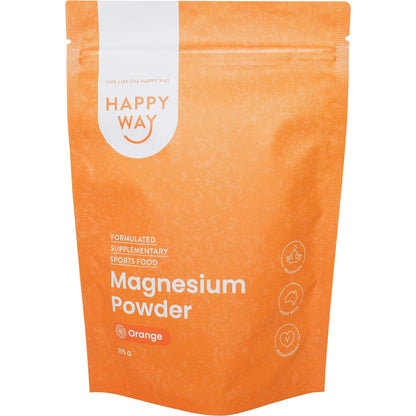 Happy Way Magnesium Powder Orange 315g Payless 4 Organics