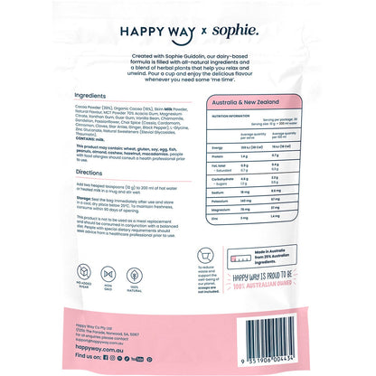 Happy Way Sophie's Hot Choccy Dairy Vanilla Chai 200g Payless 4 Organics