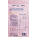 Happy Way Sophie's Sleep Tight Hot Choccy 200g tub with a blue and purple botanical label on a white background.