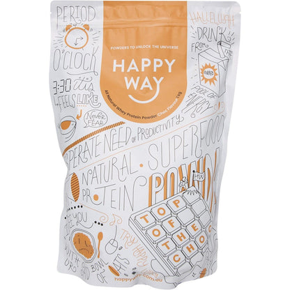 Happy Way Whey Protein Powder Chocolate 1kg Payless 4 Organics