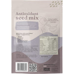 Hemp Foods Australia Antioxidant Seed Mix 180g bag with a mixture of seeds and dried berries on a white background.