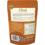 Hemp Foods Australia 100g bag of Chai Recharge and Immunity blend featuring hemp protein and 7 spices.
