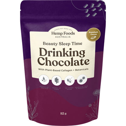 Hemp Foods Australia Drinking Chocolate Beauty Sleep Time 112g Payless 4 Organics