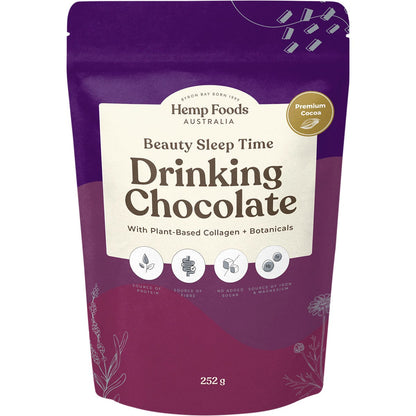 Hemp Foods Australia Drinking Chocolate Beauty Sleep Time 252g Payless 4 Organics
