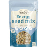 Five-pack of Hemp Foods Australia Energy Seed Mix 180g bags featuring nuts, seeds, and dried apple.