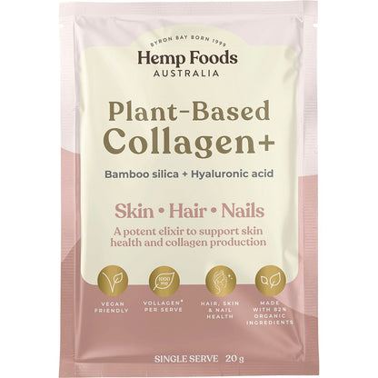 Hemp Foods Australia Plant-Based Collagen+ Berry 20g (Pack of 7) Payless 4 Organics