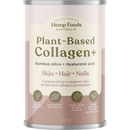 Hemp Foods Australia Plant Based Collagen+ Berry 240g Payless 4 Organics