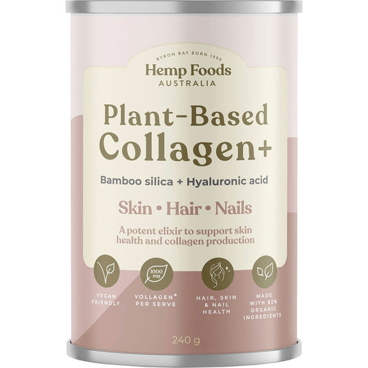Hemp Foods Australia Plant Based Collagen+ Berry 240g Payless 4 Organics