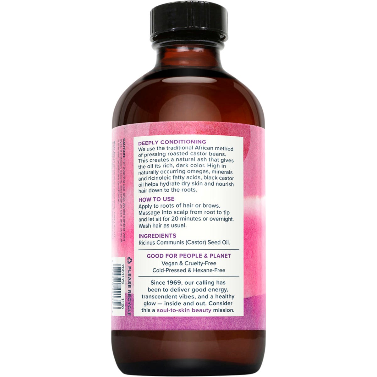 Heritage Store Black Castor Oil 237ml Payless 4 Organics