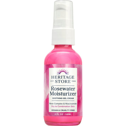 Heritage Store Rosewater Moisturizer Dry to Combination Skin 58ml Payless 4 Organics