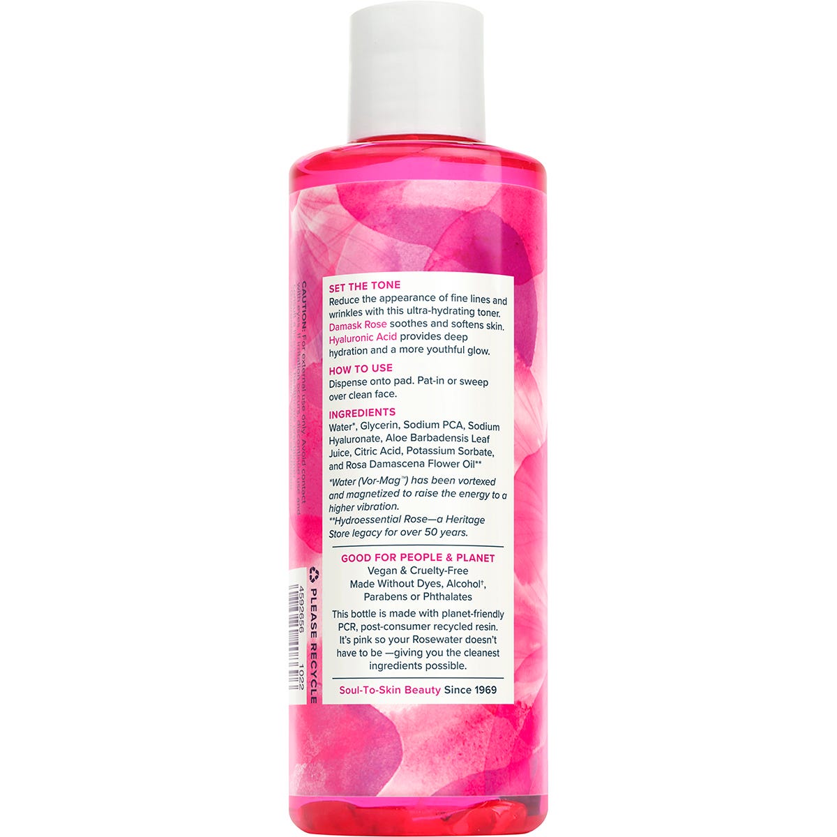 Heritage Store Rosewater Toner Dry to Combination Skin 237ml Payless 4 Organics