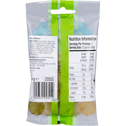 J.Luehders Soft Vegan Candy Fruity Flowers 80g (Pack of 10) Payless 4 Organics