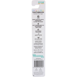 Back of an 8-pack of Jack N' Jill Chrome Soft toothbrushes showing product details and soft bristles.