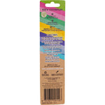 Back of Jack N' Jill Kids Toothbrush 8-pack packaging detailing features, directions, and sustainability information.