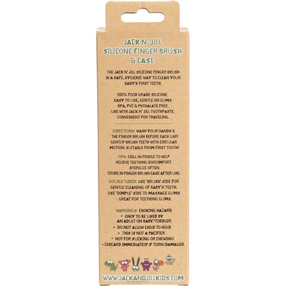 Jack N' Jill Silicone Fingerbrush 2 Pack (Pack of 8)