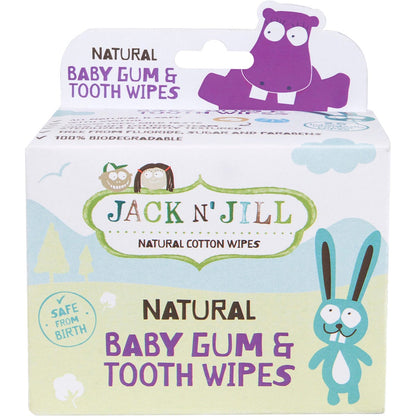Jack N' Jill Baby Gum & Tooth Wipes 25pcs (Pack of 8) Payless 4 Organics