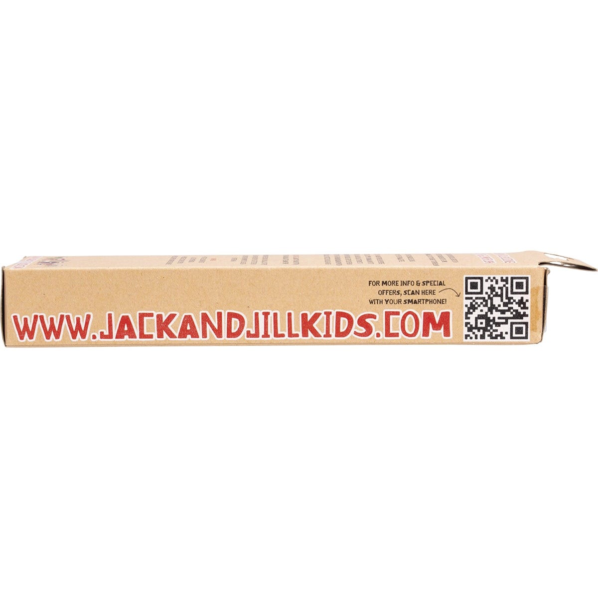 Close-up of the Jack N' Jill Stage 3 silicone brush showing the soft bristles and unique double-sided design.