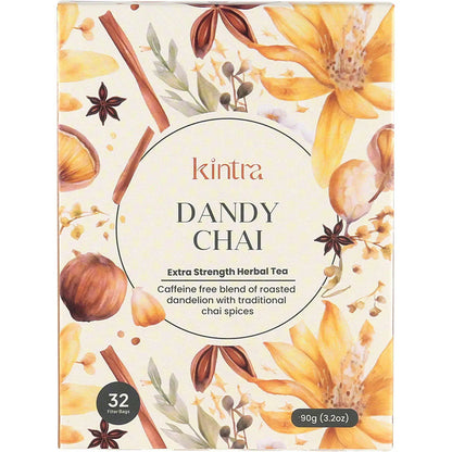 Kintra Foods Dandy Chai Blend Tea Bags 32 Pack