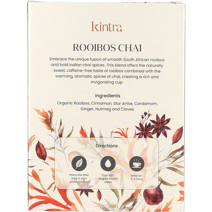 Kintra Foods Rooibos Chai Tea Bags 32 Pack