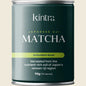 110g canister of Kintra Foods Matcha Green Tea Powder, 100% Japanese green tea, on a clean white background.