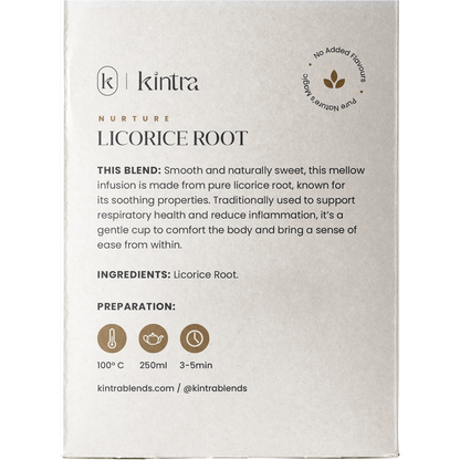 Kintra Blends Herbal Tea Bags Licorice Root 25 Pack