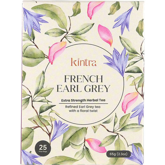 Kintra Foods Herbal Tea Bags French Earl Grey 25 Pack