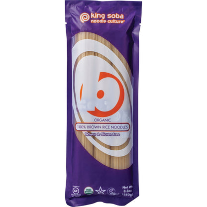 King Soba Organic 100% Brown Rice Noodles 250g Payless 4 Organics