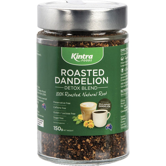Kintra Foods Roasted Dandelion Blend Granular 150g Payless 4 Organics