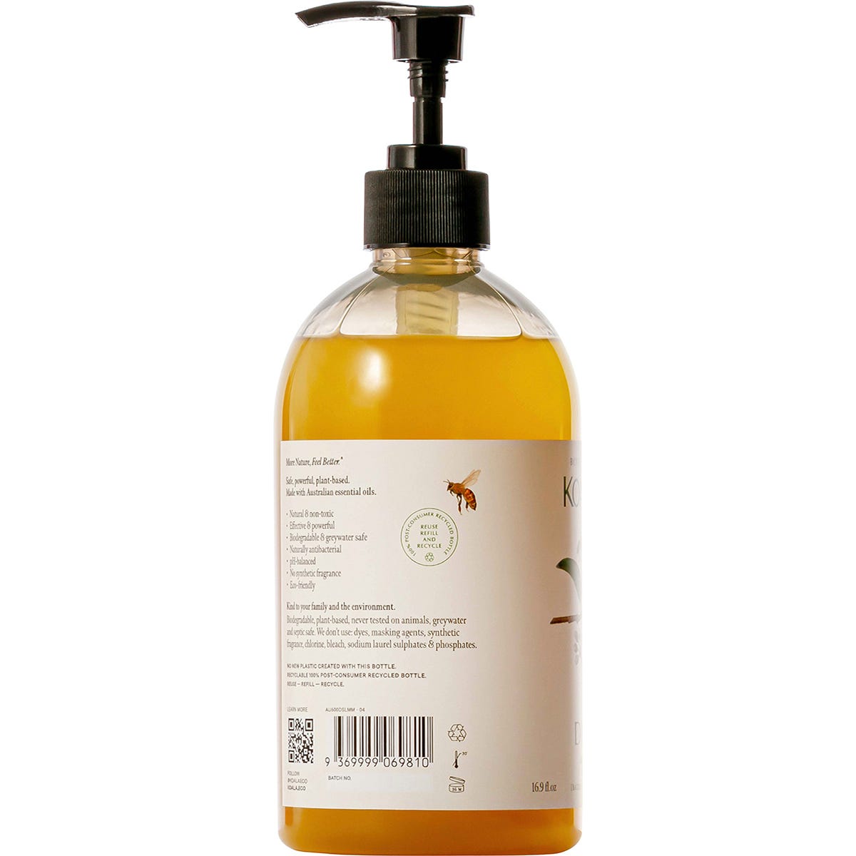 Koala Eco Dish Soap Lemon Myrtle & Mandarin 500ml Payless 4 Organics